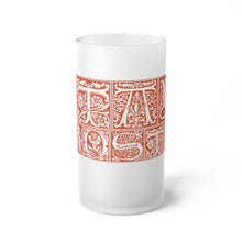 Load image into Gallery viewer, Stay Frosty Ink Link Frosted Glass Beer Mug
