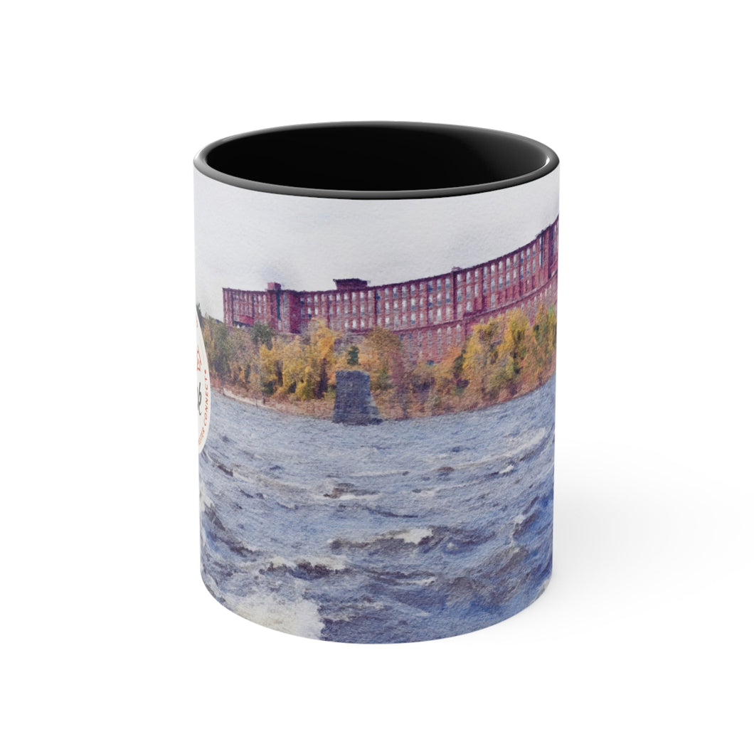 Merrimack River Ink Link Accent Coffee Mug, 11oz